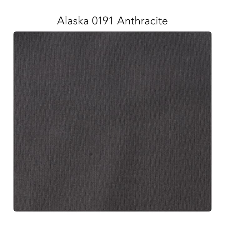 Bredhult modulsofa, A1 - stof Alaska 0191 anthracite, hvidolierede egetræsben - 1898