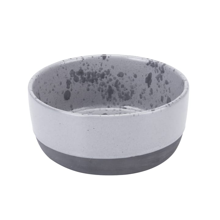 Raw skål Ø13,5 cm - grå med prikker - Aida