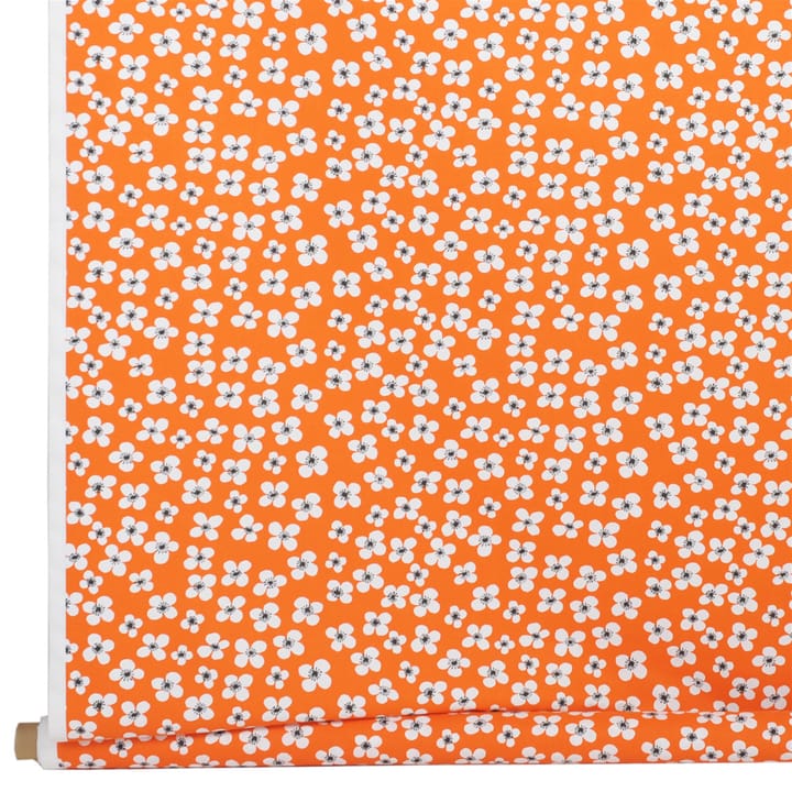 Belle Amie tekstil orange - orange-hvid - Almedahls