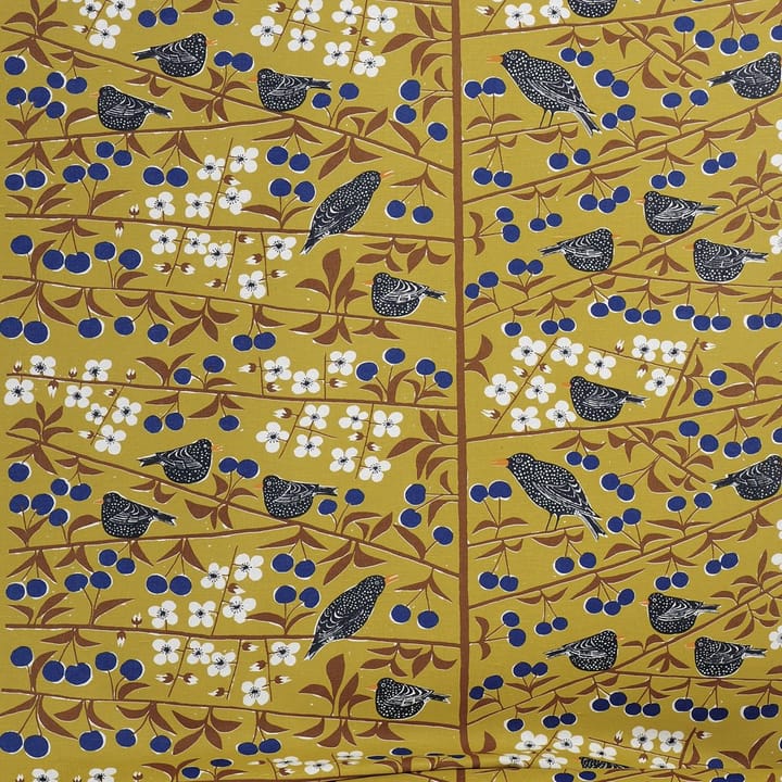 Körsbärsträdgården tekstil - gul - Almedahls