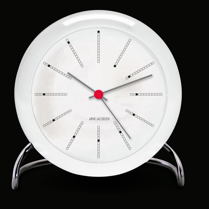 AJ Bankers bordur - hvid - Arne Jacobsen Clocks