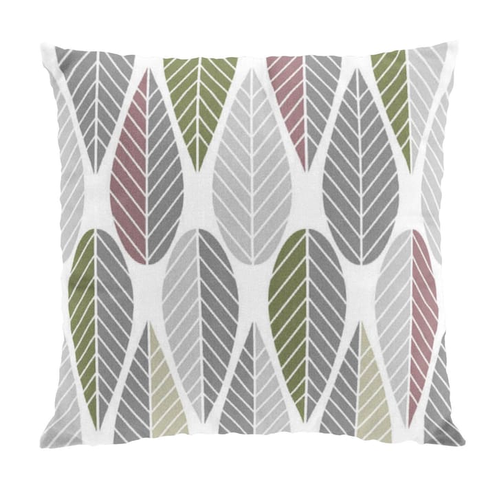 Blader pudebetræk - lyserød-grå-grøn - Arvidssons Textil