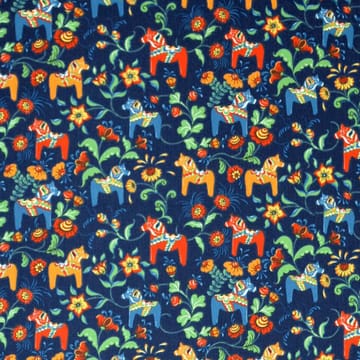 Leksand mini tekstil - blå - Arvidssons Textil