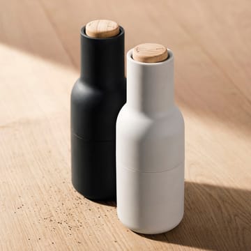 Bottle kværn sæt med 2 stk - Ash-carbon (låg i bøg) - Audo Copenhagen