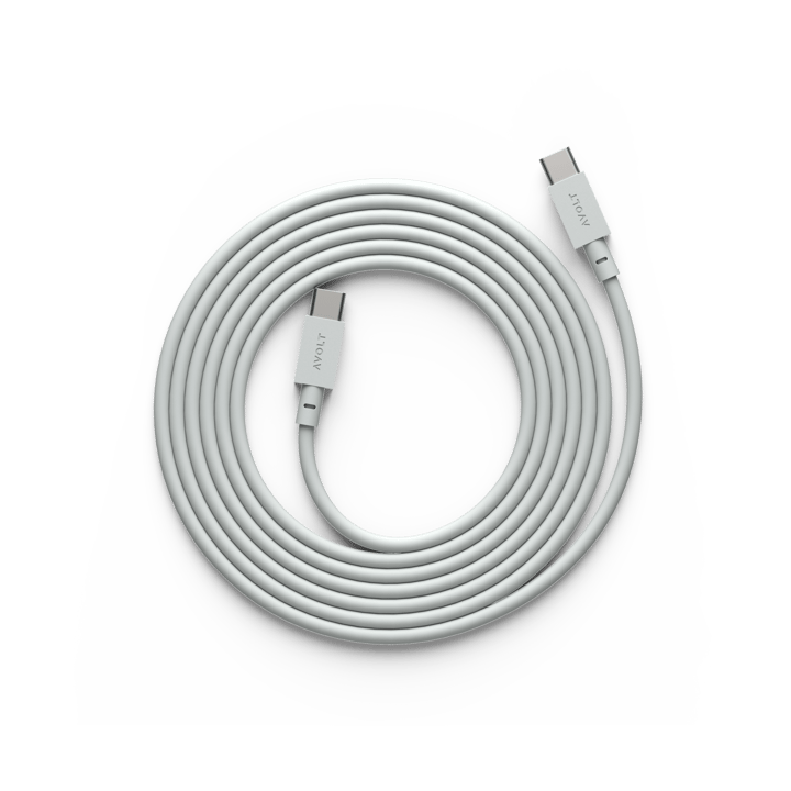 Cable 1 USB-C til USB-C opladningskabel 2 m - Gotland gray - Avolt