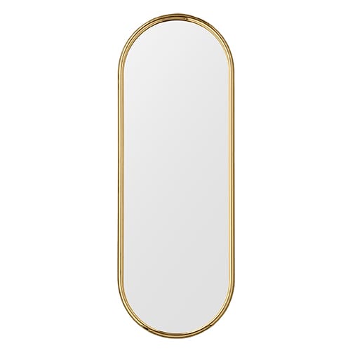 Angui spejl ovalt 108 cm - guld - AYTM