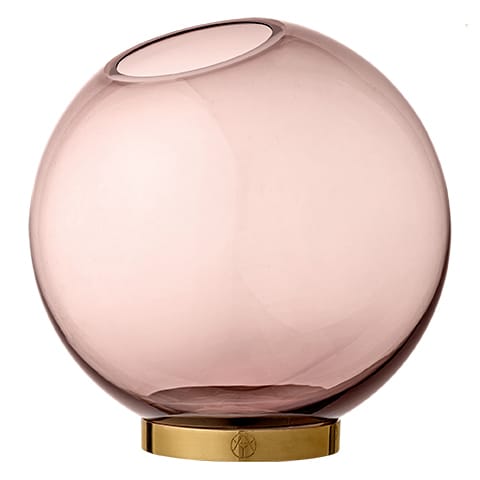 Globe vase large - pink-messing - AYTM
