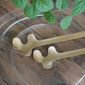 Leaf salatbestik - Brushed Gold - Born In Sweden