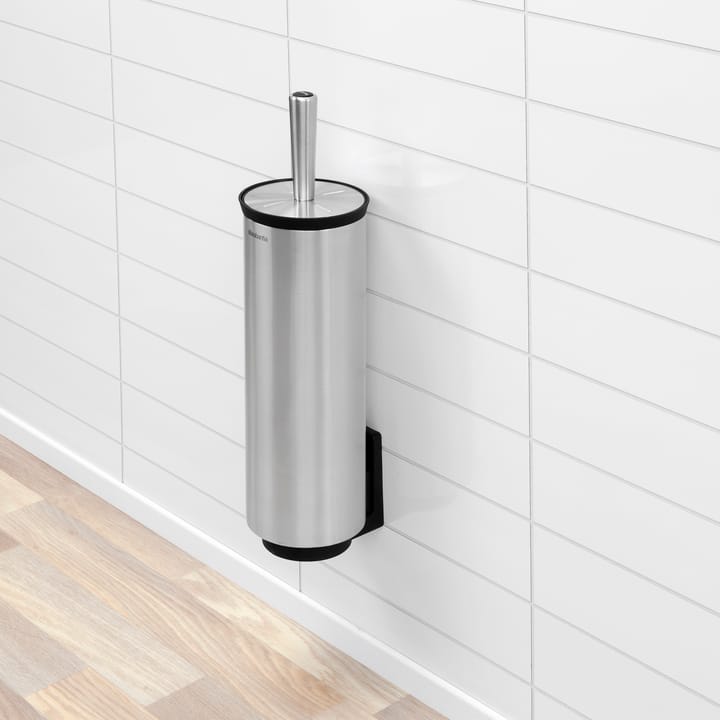 Profile toiletbørste til vægmontering - matt steel (sølv) - Brabantia