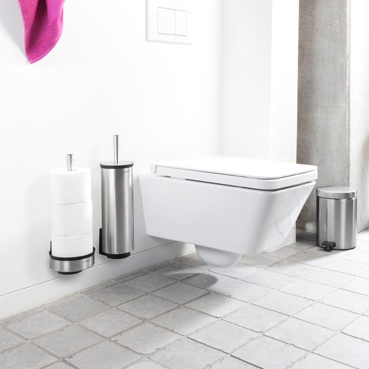 Profile toiletbørsteholder til 3 ruller - matt steel (sølv) - Brabantia