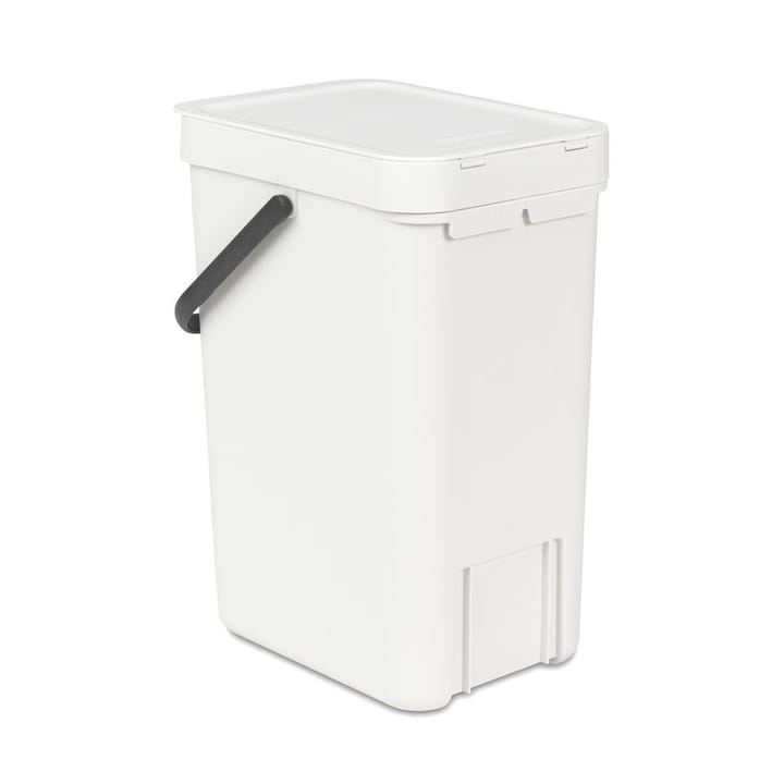 Sort & Go affaldsspand 12 liter - hvid - Brabantia