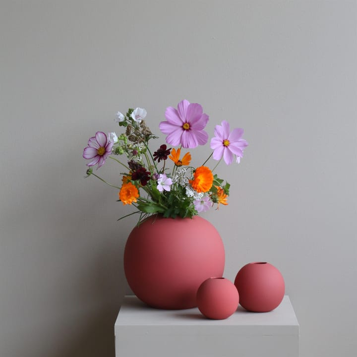 Ball vase rust - 8 cm - Cooee Design