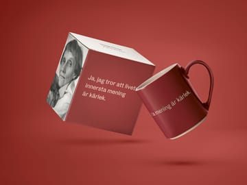 Astrid Lindgren kop, ja, jag tror att livets… - Svensk tekst - Design House Stockholm