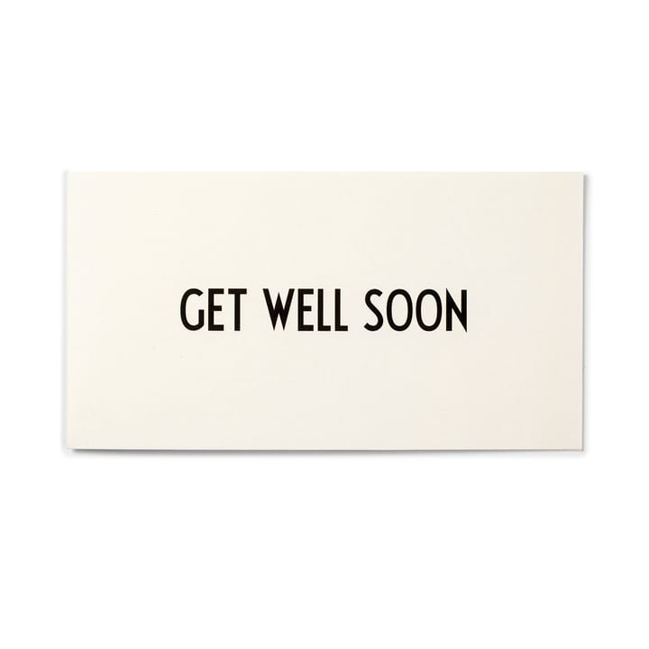 AJ Vintage ABC kort - Get well soon - Design Letters