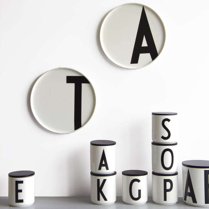 Design Letters tallerken - F - Design Letters