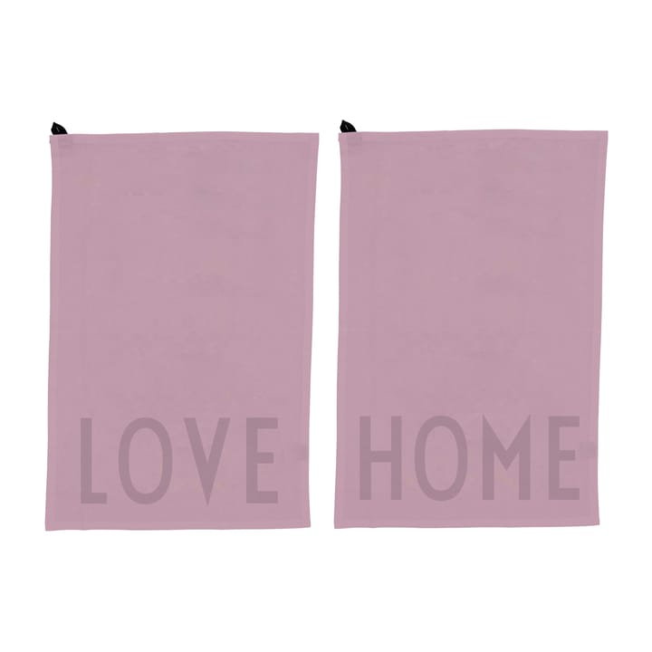 Design Letters viskestykke favorit 2 dele - Love/Home/Lavender - Design Letters