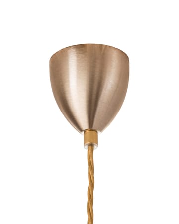 Rowan loftlampe L, Ø 28 cm - klar m. guldledning - EBB & FLOW