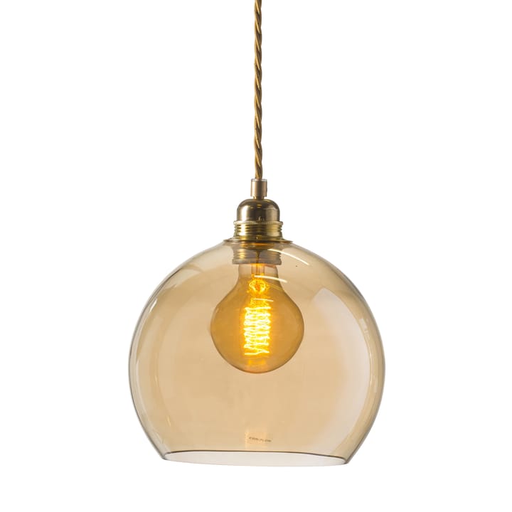 Rowan loftlampe M, Ø 22 cm - golden smoke - EBB & FLOW