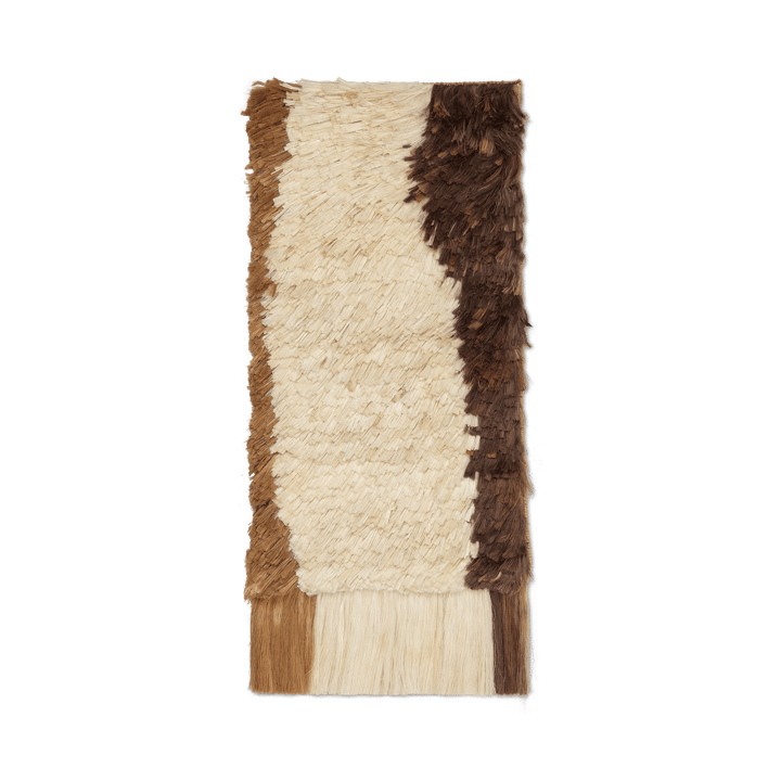 Edge Wall Rug vægbeklædning 50x110 cm - Offwhite/Coffee - Ferm LIVING