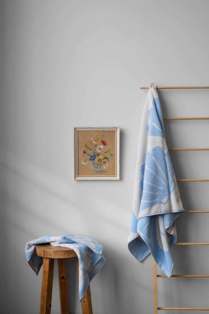 Snäcka h�åndklæde 50x70 cm - Blue - Fine Little Day
