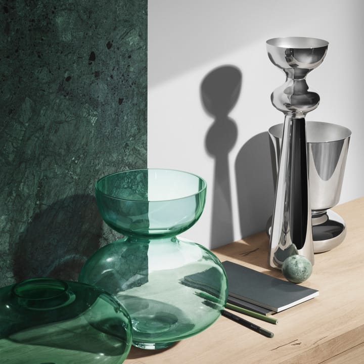 Alfredo vase rustfrit stål - lille, 22 cm - Georg Jensen