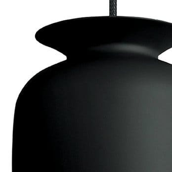 Ronde loftslampe lille - charcoal black (sort) - GUBI