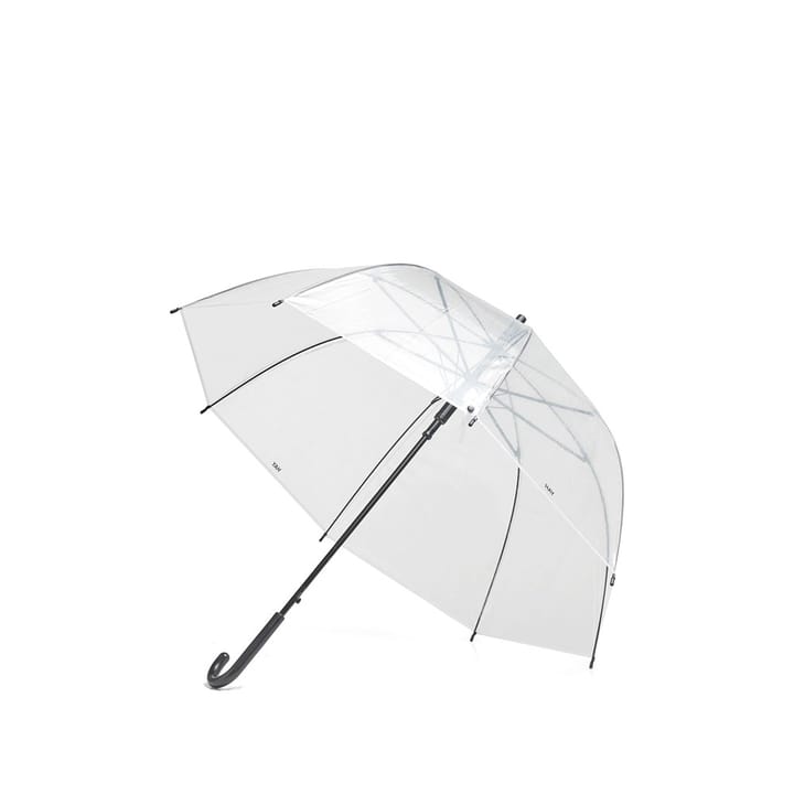 Canopy paraply - clear, sort aluminium håndtag - HAY