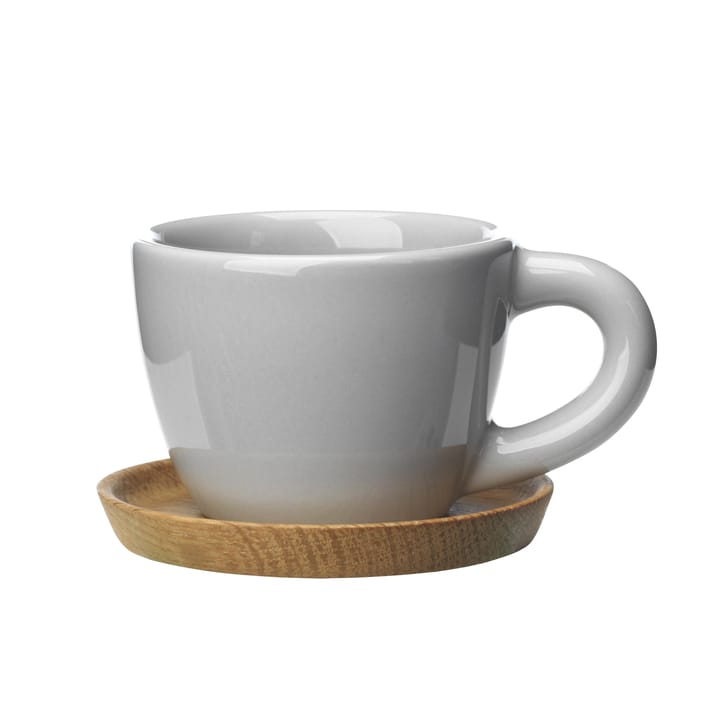 Höganäs espressokrus 10 cl - kiselgrå blank - Höganäs Keramik