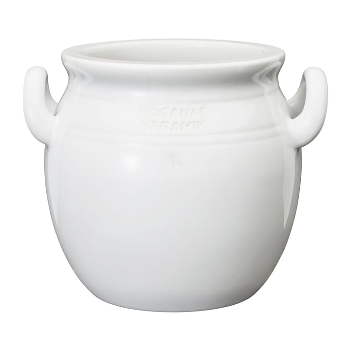 Höganäs Keramik krus 1 L - Hvid - Höganäs Keramik