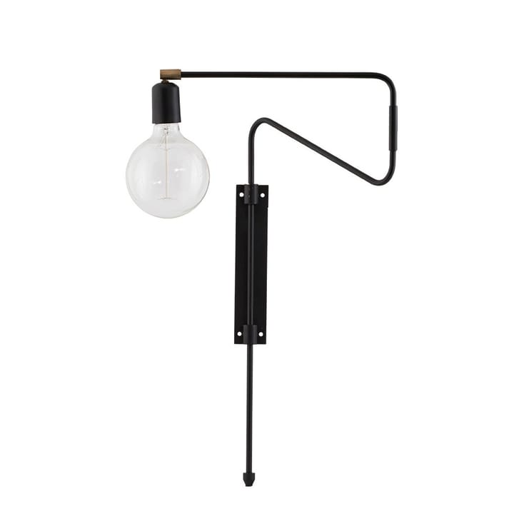 Swing væglampe sort - lille, 35 cm - House Doctor