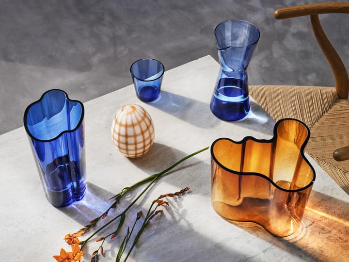 Alvar Aalto vase ultra marineblå - 220 mm - Iittala
