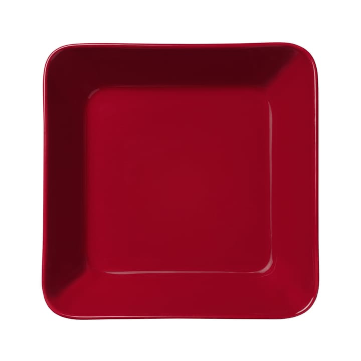 Teema tallerken firkantet 16 x 16 cm - rød - Iittala