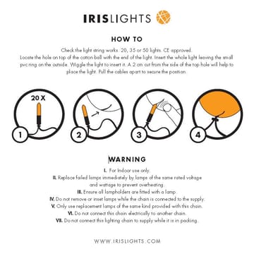 Irislights Spring - 20 kugler - Irislights