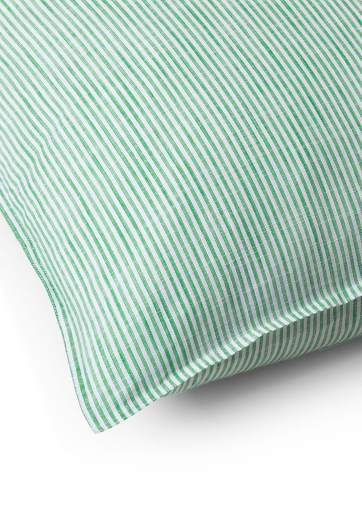 Monochrome Lines pudebetræk 60x63 cm - Grøn/Hvid - Juna