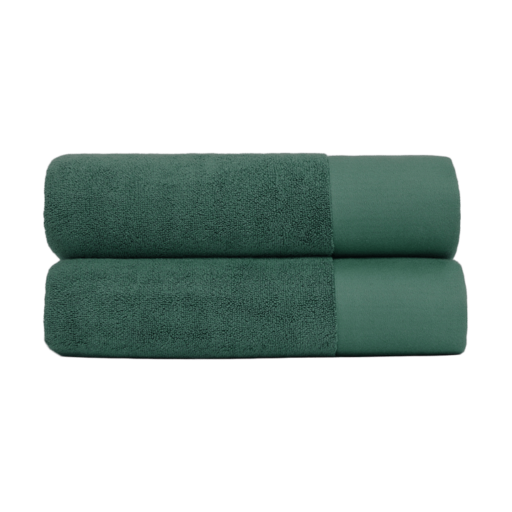 Juniper badehåndklæde 70x140 cm 2-pak - Juniper Green - Juniper