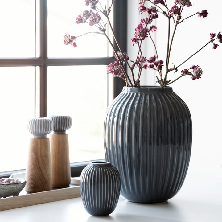 Hammershøi vase stor - antracitgrå - Kähler