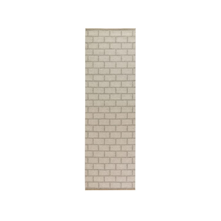 Brick entrétæppe/løber - light grey, 80x250 cm - Kateha