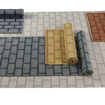 Brick tæppe - blue, 170x240 cm - Kateha