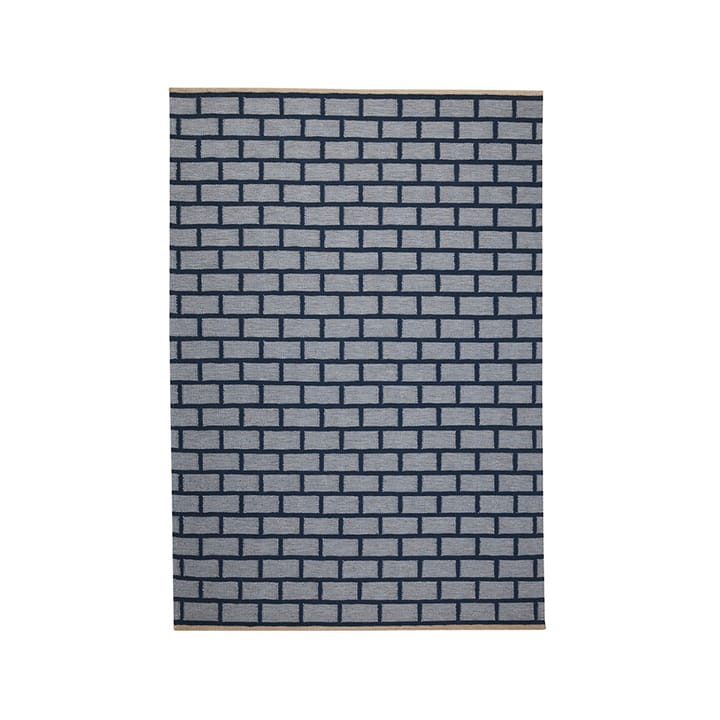 Brick tæppe - blue, 170x240 cm - Kateha