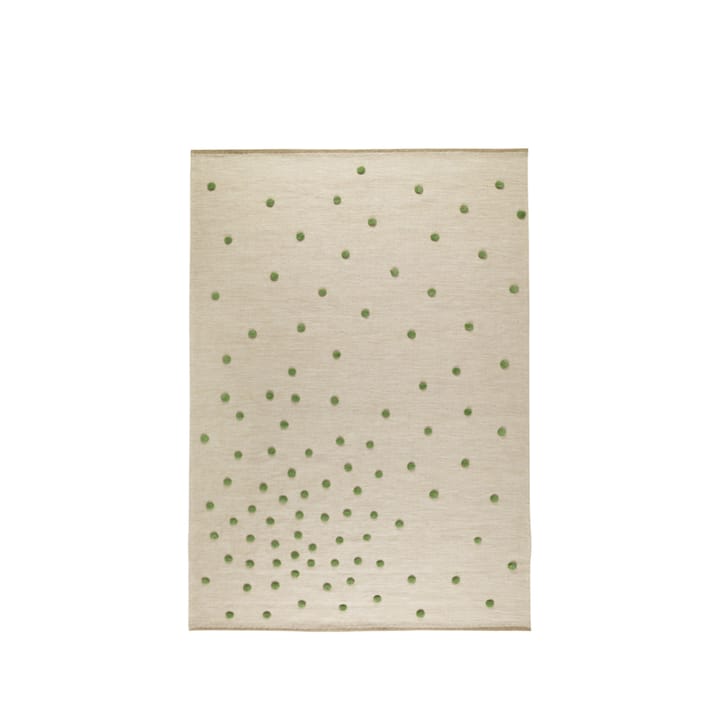 Bula tæppe - white/green, 170x240 cm - Kateha