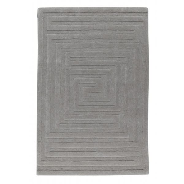 Mini-Labyrint børnetæppe 120x180 cm - silver grey (grå) - Kateha