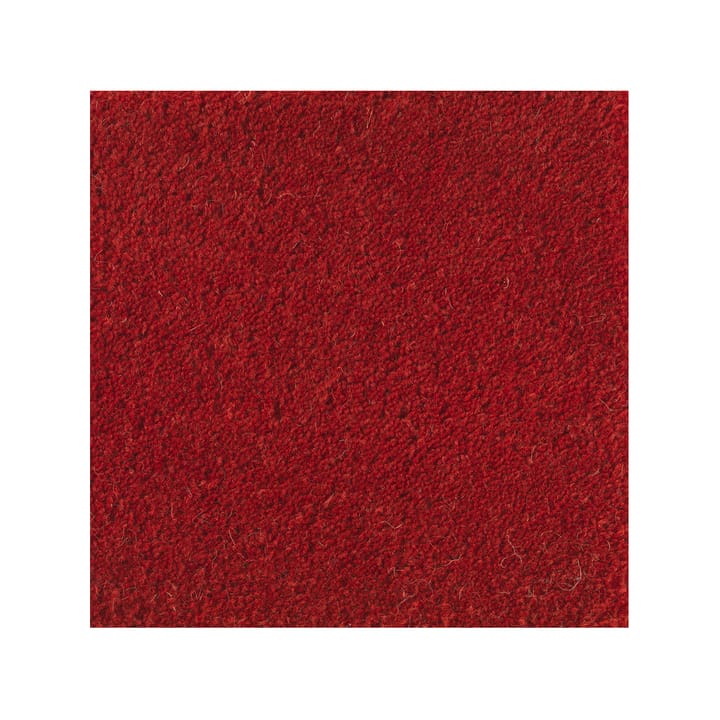 Sencillo tæppe rundt - red, 220 cm - Kateha