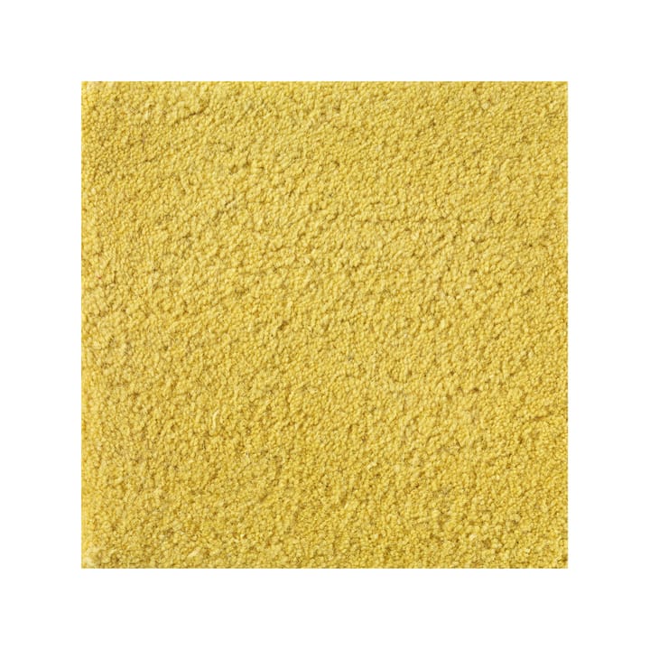 Sencillo tæppe rundt - yellow, 220 cm - Kateha