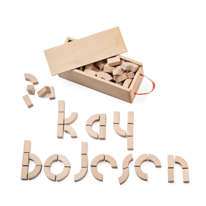 Kay Bojesen alfabet klodser - bøg - Kay Bojesen Denmark