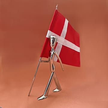 Royal Guard flagbærer figur 18 cm - Polished steel - Kay Bojesen