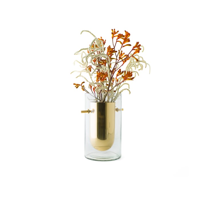 Alba cylinder vase - Messing - KLONG