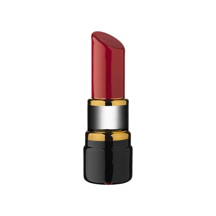 Make Up læbestift skulptur mini - rød - Kosta Boda