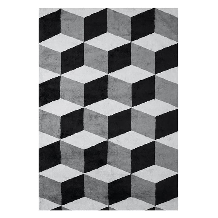 Viskose illusion måtte, 160x250 cm - elephant gray (grå) - Layered