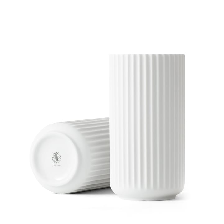 Lyngby vase hvid mat - 20 cm - Lyngby Porcelæn