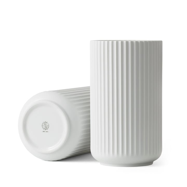 Lyngby vase hvid mat - 25 cm - Lyngby Porcelæn